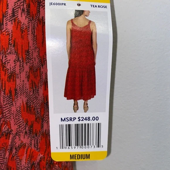 NWT Joie Boho Cottage Core Tiered Maxi Dress - Picture 3 of 5